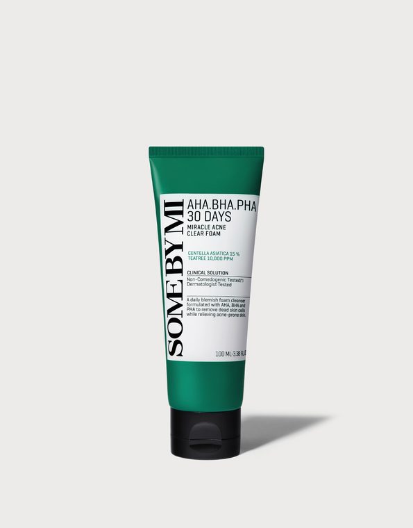 Some By Mi AHA-BHA-PHA 30 Days Miracle Acne Clear Foam, 100 ml