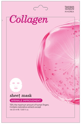 TENZERO Collagen Sheet Mask, 25 ml